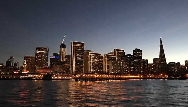 Night View of the City of San Francisco